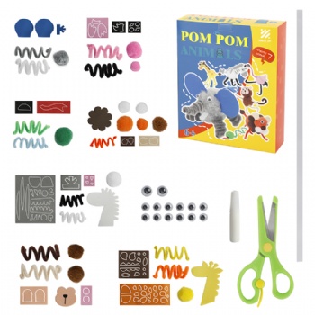 AG22001 Diy Pom Pom Animals Kit