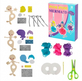 AG22002 Diy Pom Pom Mermaid Kit