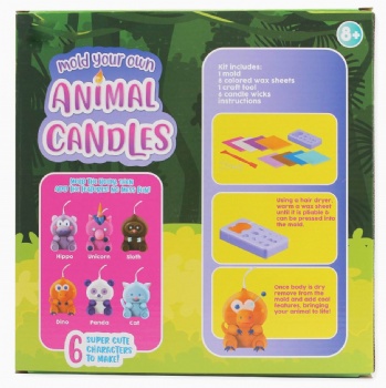 AG2222 Cute DIY your own animal candles set