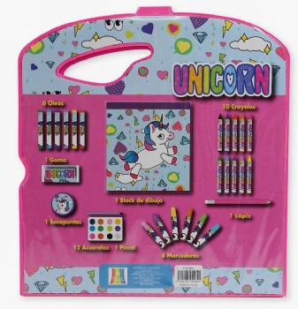 AG2225 Art set colouring gift set kids travel art kit