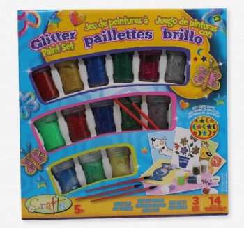 AG2237 Kids DIY Coloring Sequin Glitter Paint Set