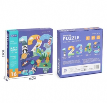 AG2254 Toddler Learning Toys 16 pieces Figure Jigsaw Puzzle