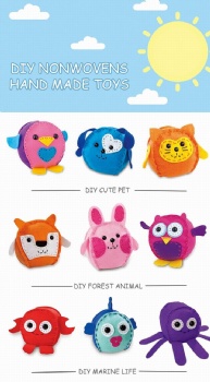 AG2259 Educational Girls Sewing Funny animal Shape Toys