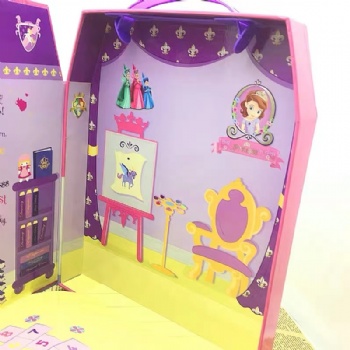 AG2268 3D carboard princess lovely house